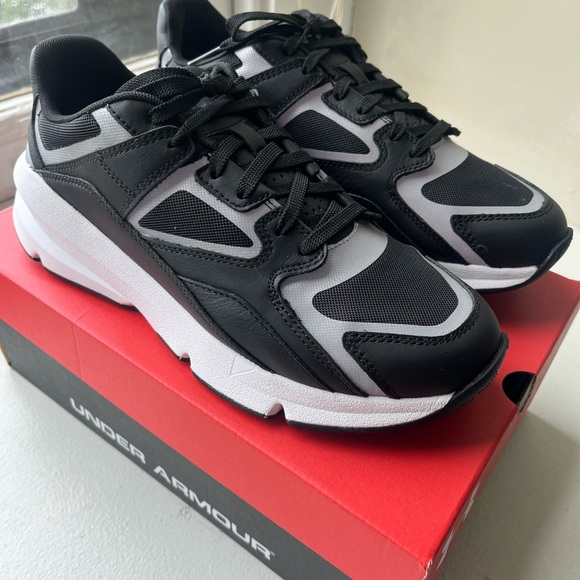 Under Armour Women’s Forge 96 Black Sneakers - Picture 1 of 4